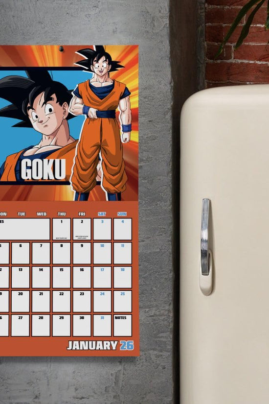 Dragon Ball Z Square Calendar 2026