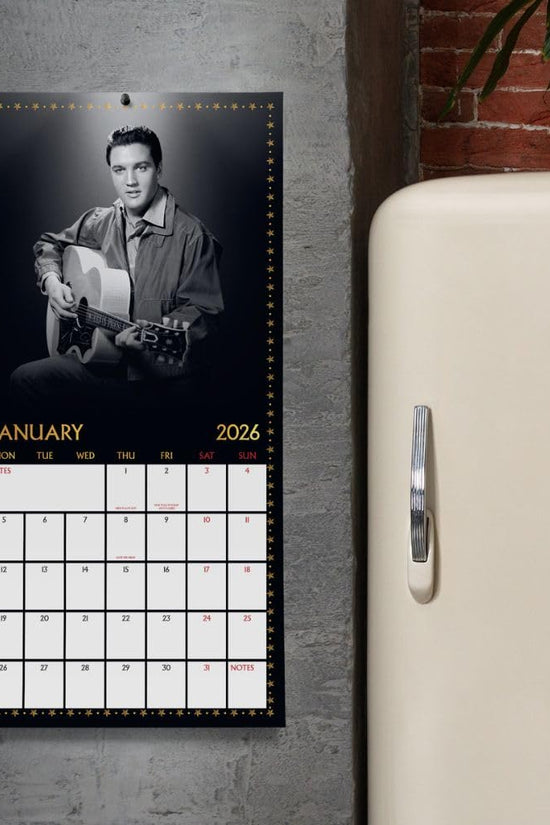 Elvis Presley Square Calendar 2026