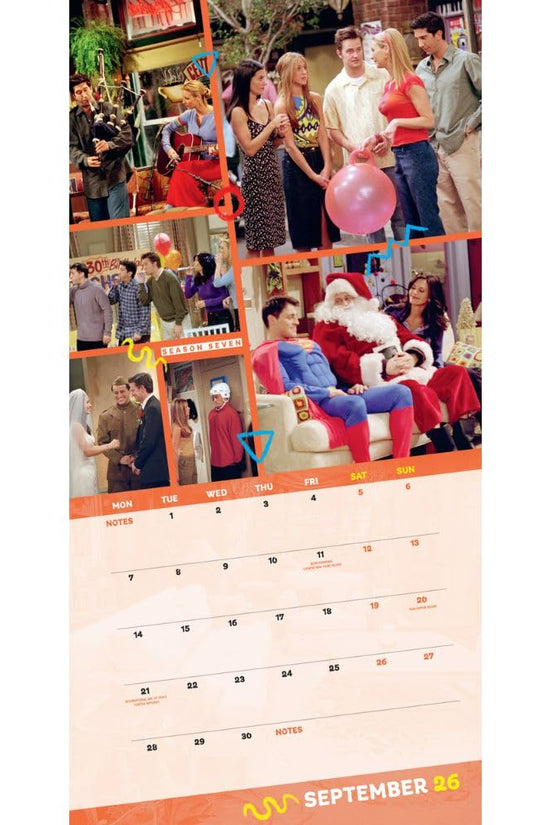 Friends Square Calendar 2026