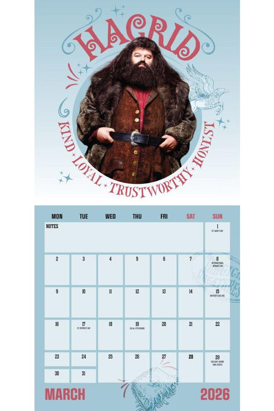 Harry Potter Square Calendar 2026
