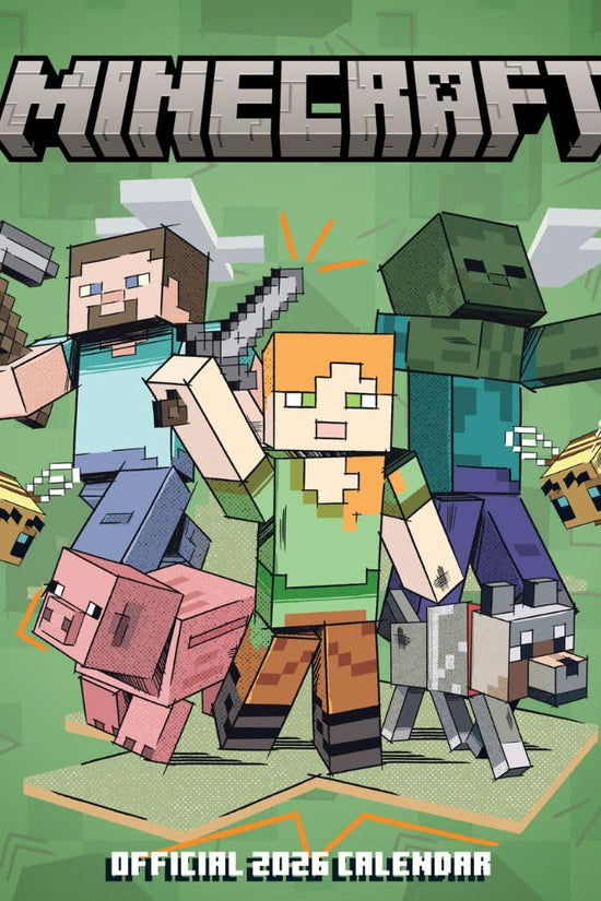 Minecraft Square Calendar 2026