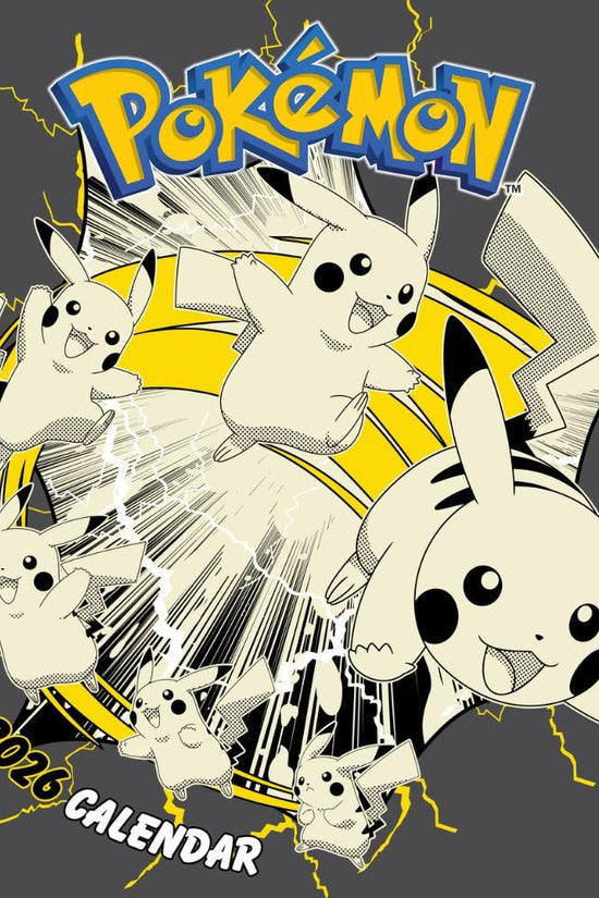 Pokemon Square Calendar 2026