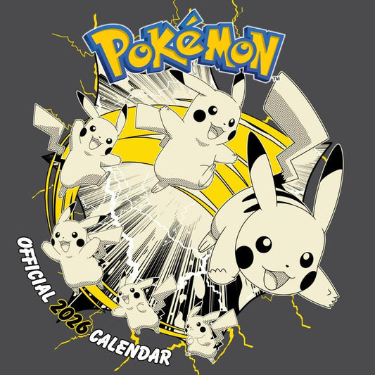 Pokemon Square Calendar 2026