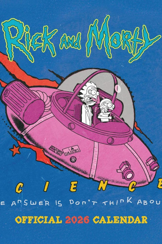 Rick And Morty Square Calendar 2026