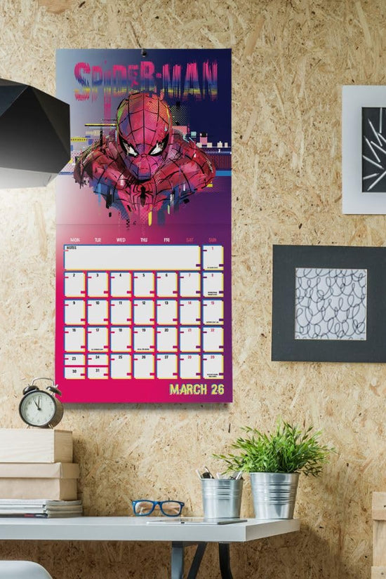 Spider-Man Square Calendar 2026