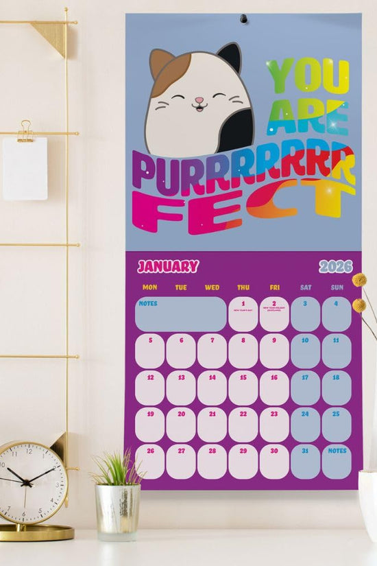 Squishmallows Square Calendar 2026
