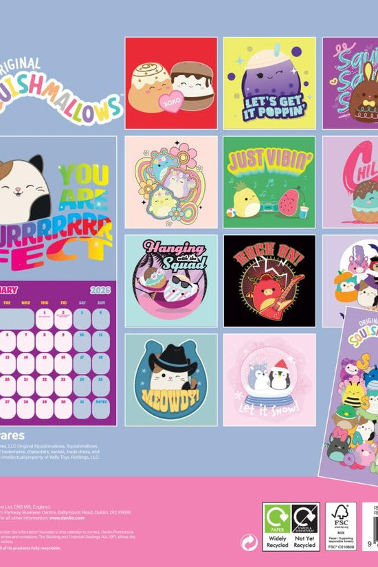 Squishmallows Square Calendar 2026