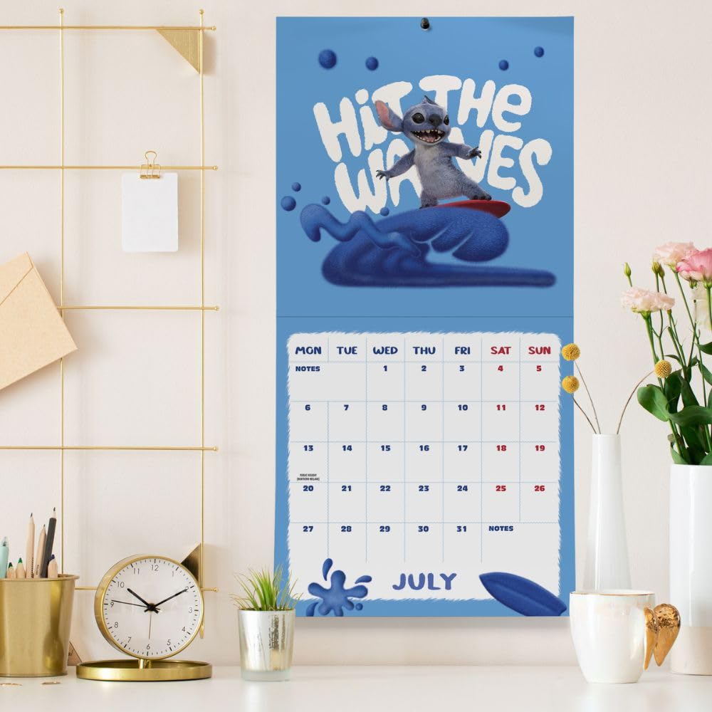 Lilo & Stitch Live Action Square Calendar 2026