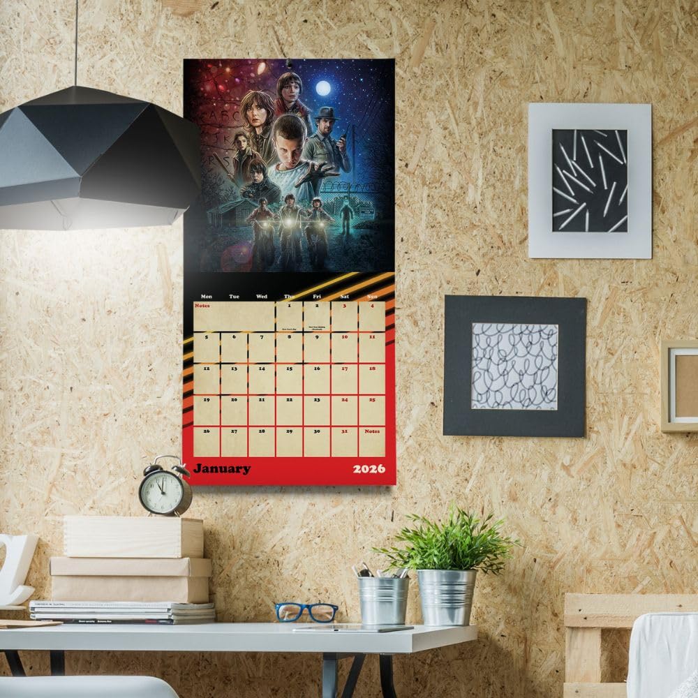 Stranger Things Square Calendar 2026