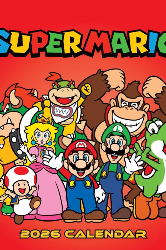 Super Mario Square Calendar 2026
