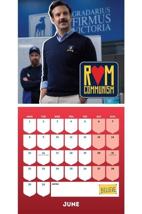 Ted Lasso Square Calendar 2026
