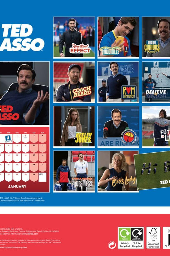 Ted Lasso Square Calendar 2026