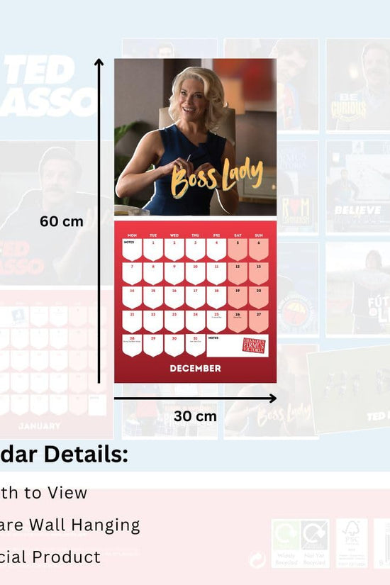 Ted Lasso Square Calendar 2026