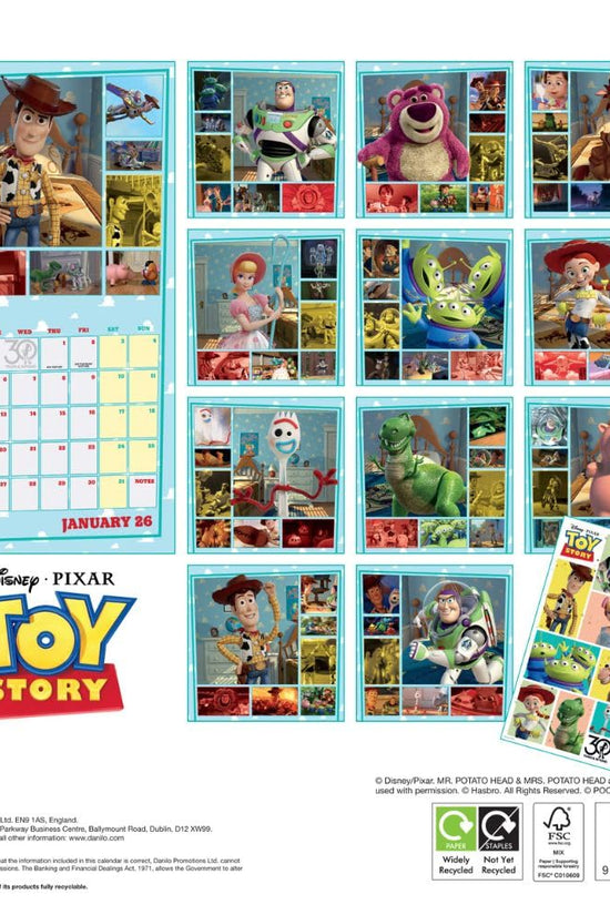 Toy Story Square Calendar 2026