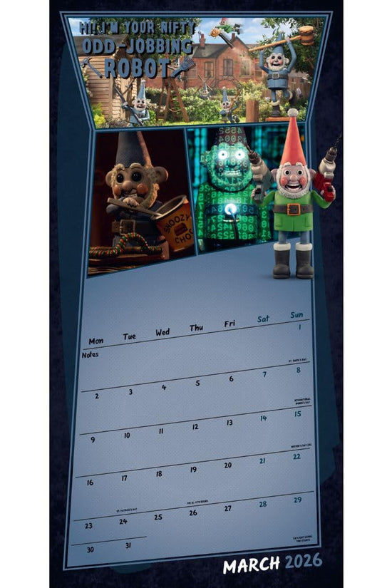 Wallace & Gromit Square Calendar 2026