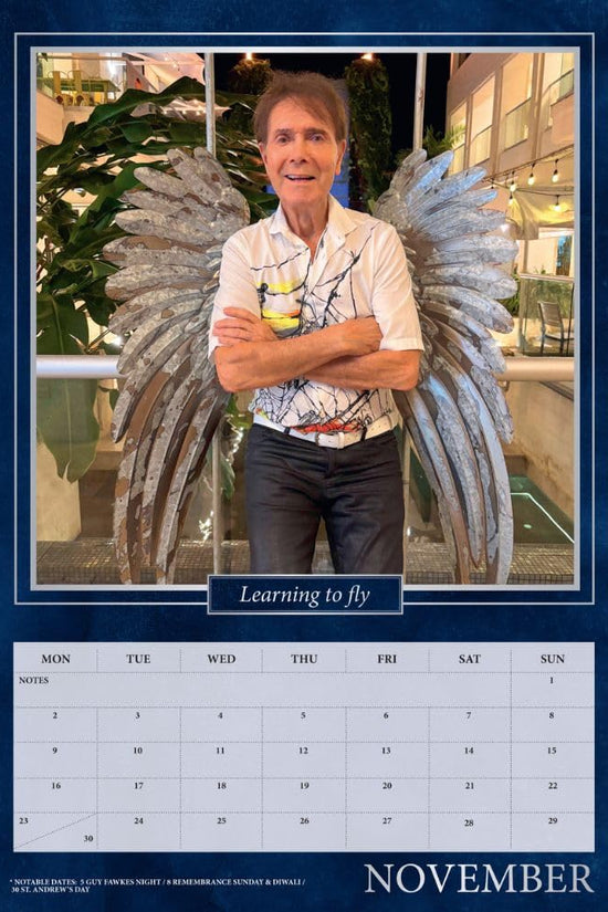 Cliff Richard A3 Calendar 2026