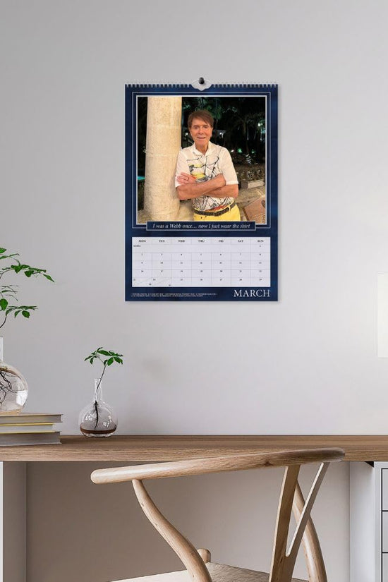 Cliff Richard A3 Calendar 2026