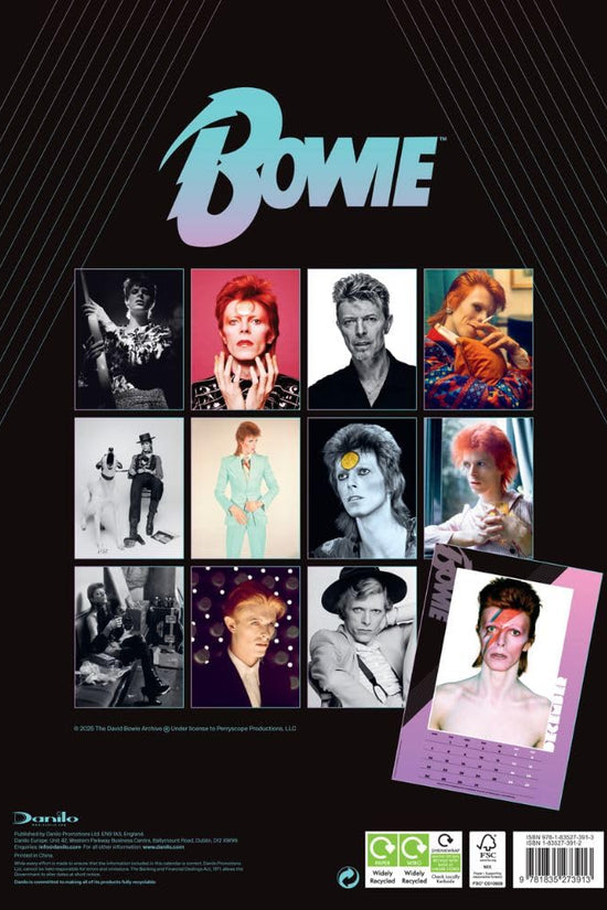 David Bowie A3 Calendar 2026