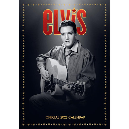 Elvis Presley A3 Calendar 2026