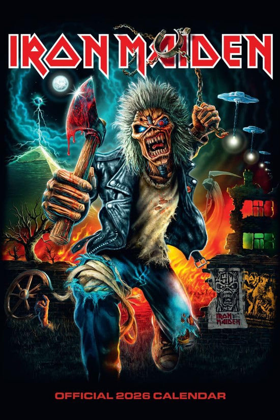 Iron Maiden A3 Calendar 2026