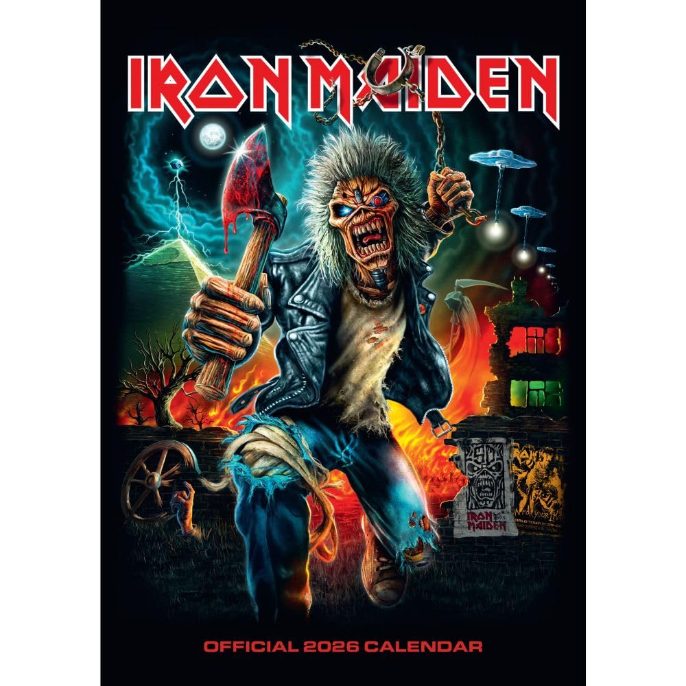 Iron Maiden A3 Calendar 2026