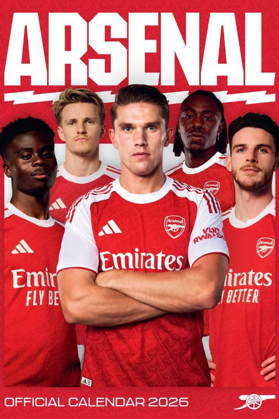 Arsenal FC A3 Calendar 2026