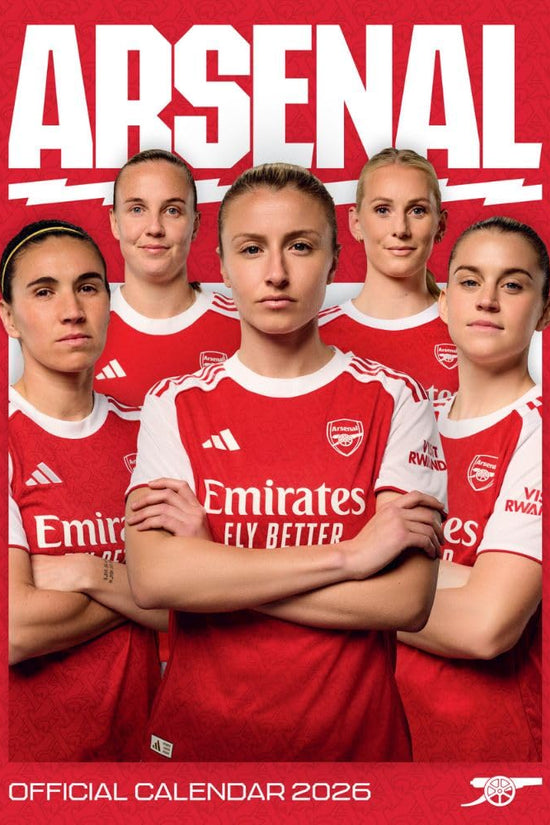 Arsenal WFC A3 Calendar 2026
