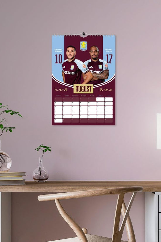 Aston Villa FC A3 Calendar 2026