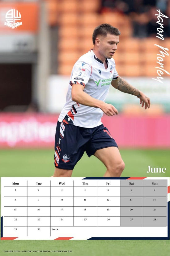 Bolton Wanderers FC A3 Calendar 2026