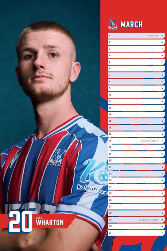 Crystal Palace FC A3 Calendar 2026