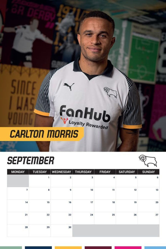 Derby County FC A3 Calendar 2026