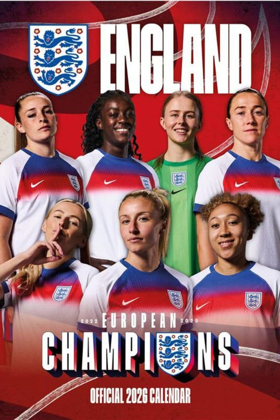 England WFA A3 Calendar 2026