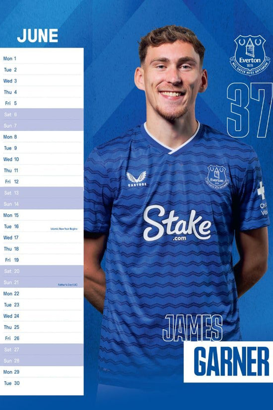 Everton FC A3 Calendar 2026