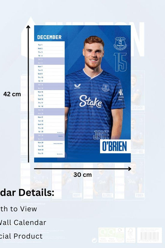 Everton FC A3 Calendar 2026