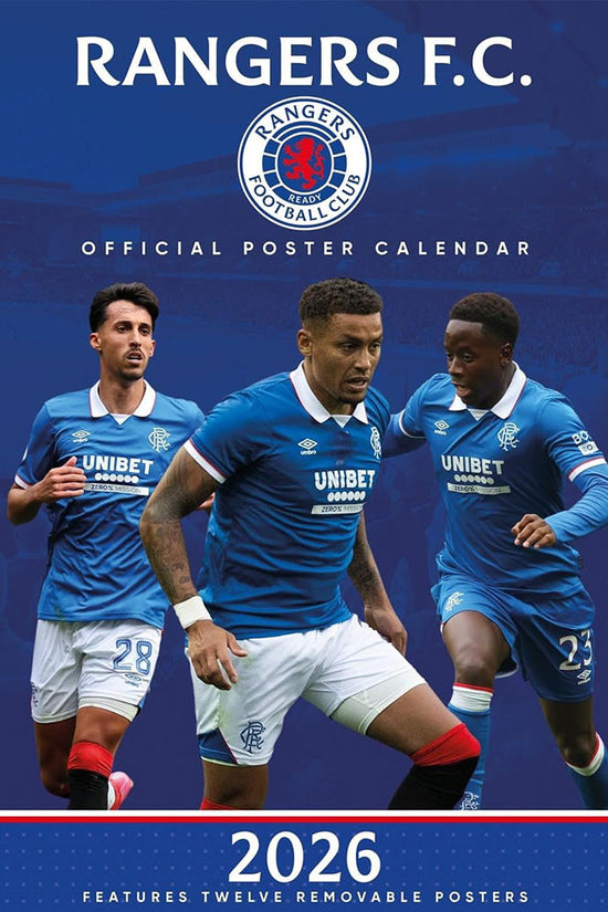Rangers FC A3 Calendar 2026
