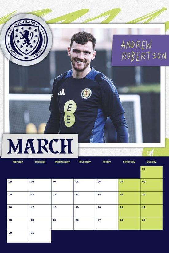 Scottish FA A3 Calendar 2026