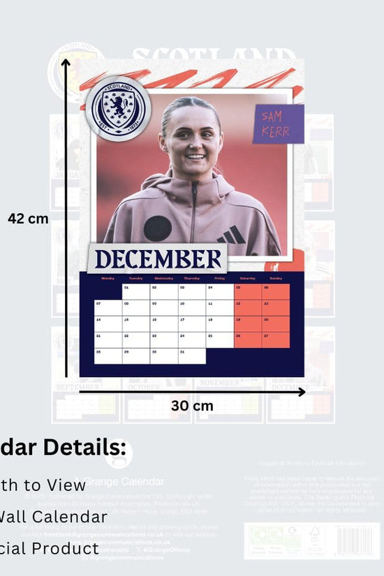 Scottish FA A3 Calendar 2026