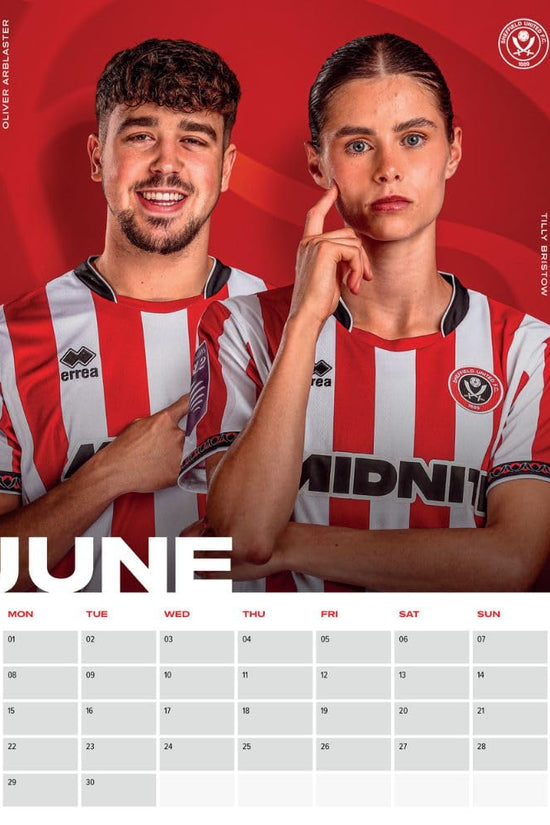 Sheffield United FC A3 Calendar 2026