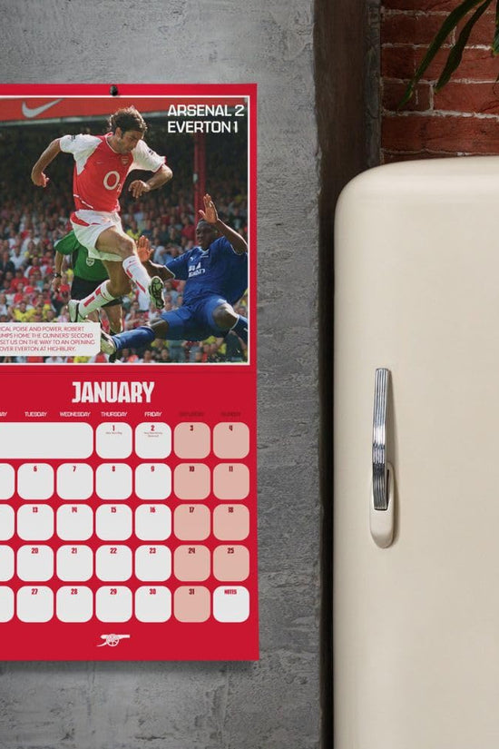 Arsenal FC Legends Square Calendar 2026