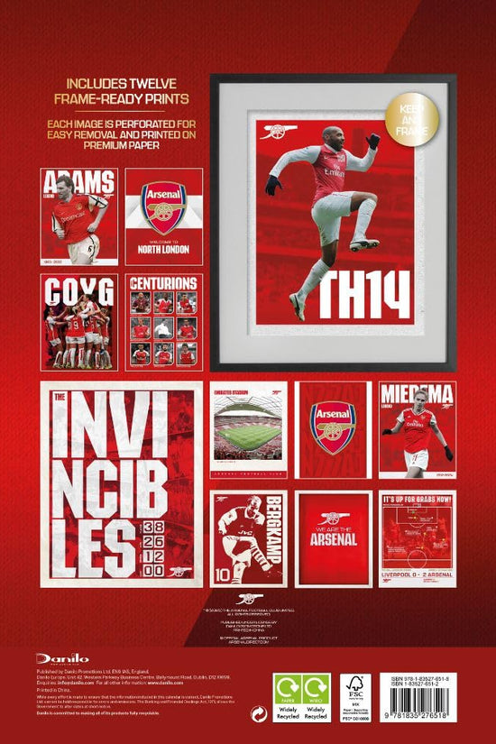 Arsenal FC Deluxe Calendar 2026