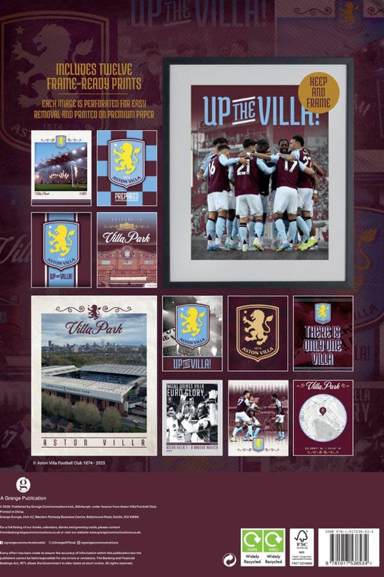 Aston Villa FC Deluxe Calendar 2026