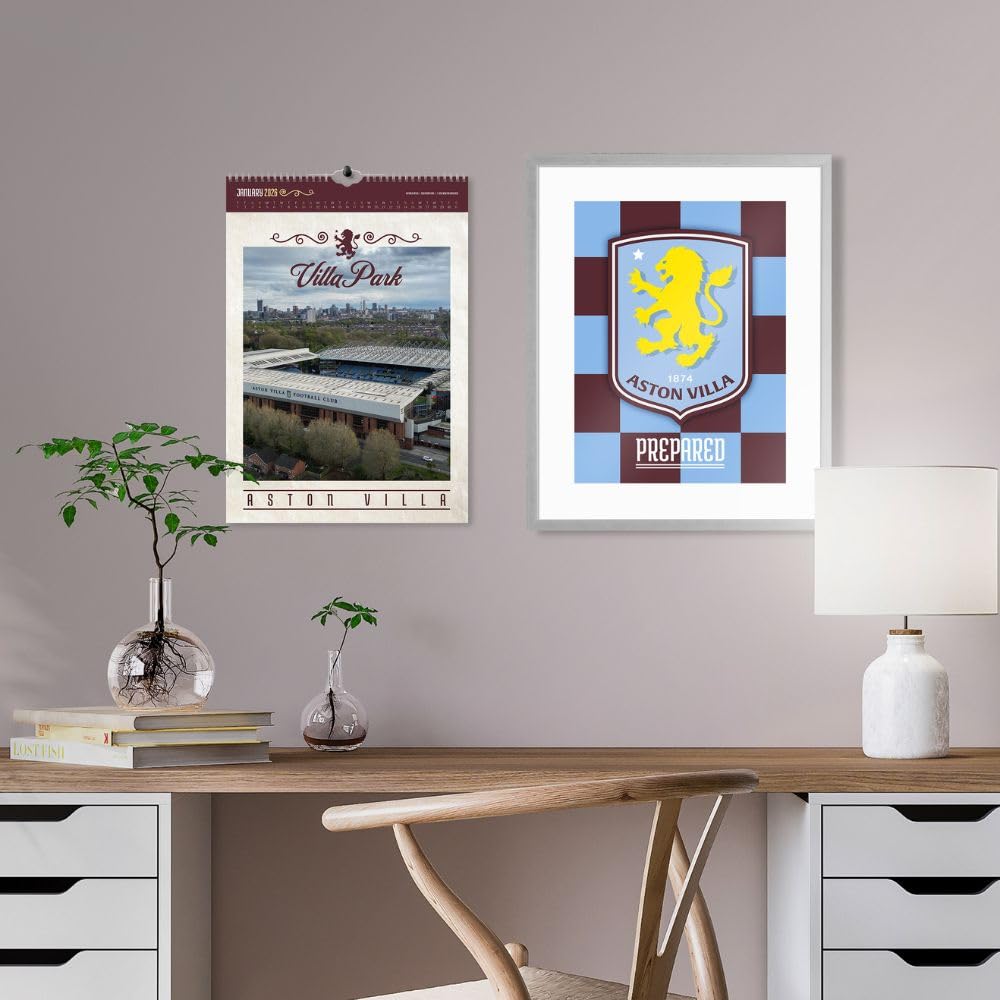 Aston Villa FC Deluxe Calendar 2026