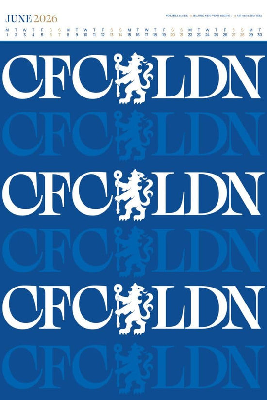 Chelsea FC Deluxe Calendar 2026