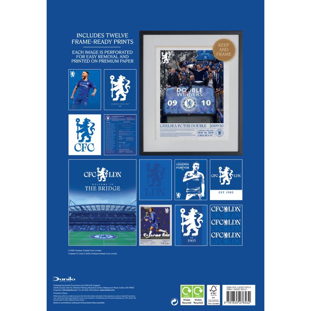 Chelsea FC Deluxe Calendar 2026