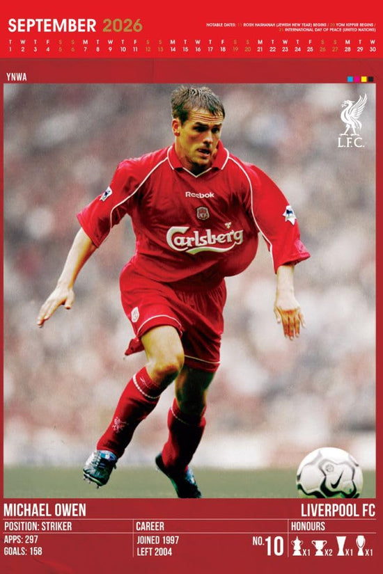 Liverpool FC Deluxe Calendar 2026