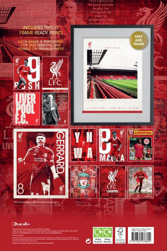Liverpool FC Deluxe Calendar 2026