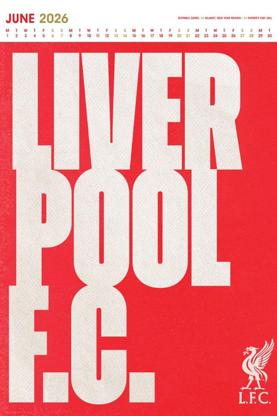 Liverpool FC Deluxe Calendar 2026