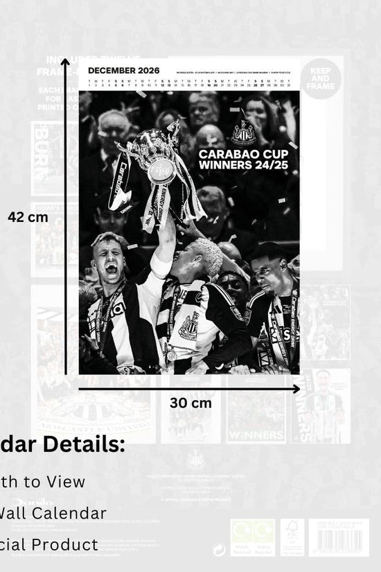 Newcastle United FC Deluxe Calendar 2026