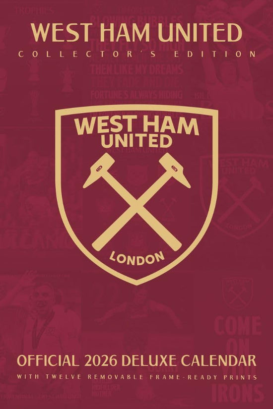 West Ham United FC Deluxe Calendar 2026
