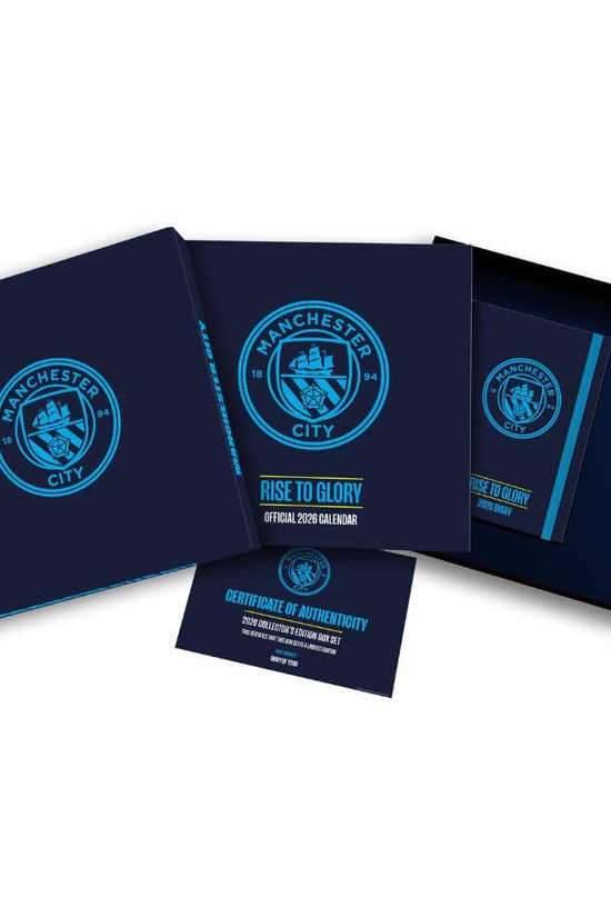 Manchester City FC Calendar & Diary Musical Gift Box 2026